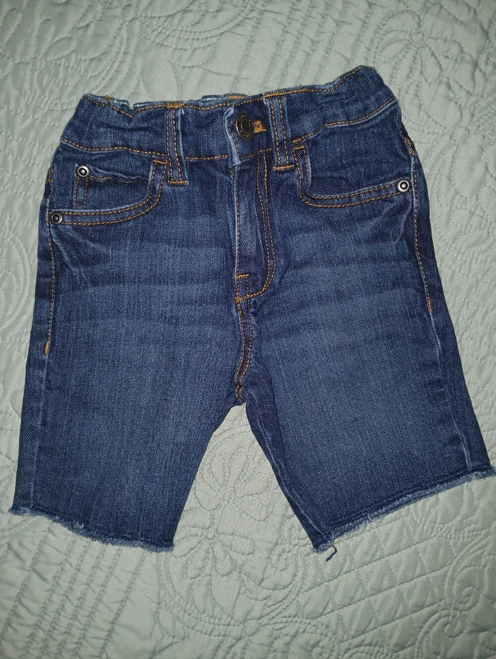 Carter's Kids Denim Shorts and Gray Stretch Shorts - 2-Pack 4T